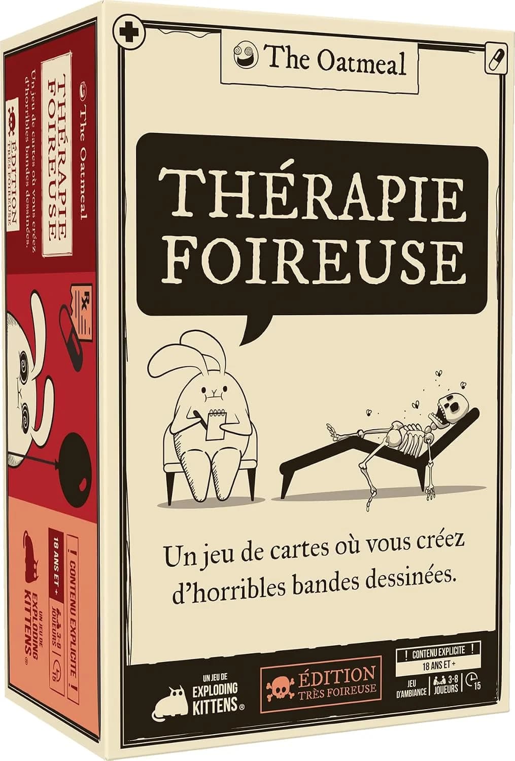 Asmodee Thérapie Foireuse, jeu adulte 18+