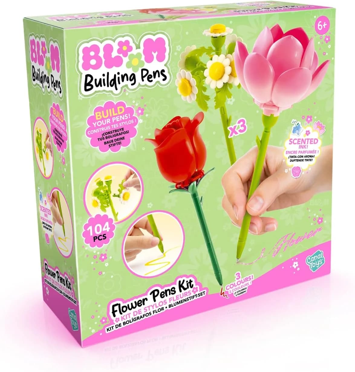 Canal Toys Bloom Stylos Fleurs à Construire Enfant 6+