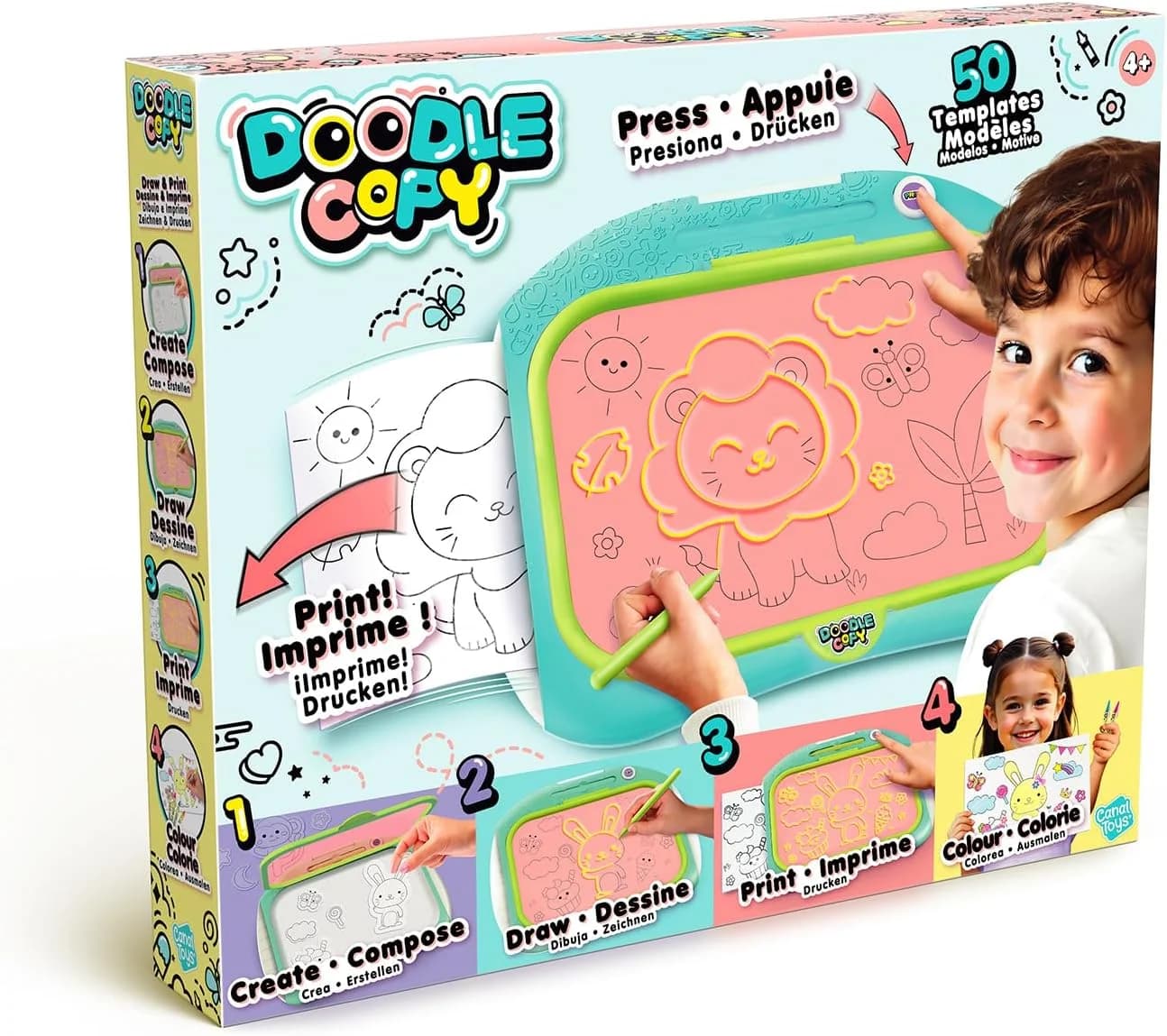 Canal Toys Doodle Copy Tablette de Dessin à Imprimer Enfant 4+