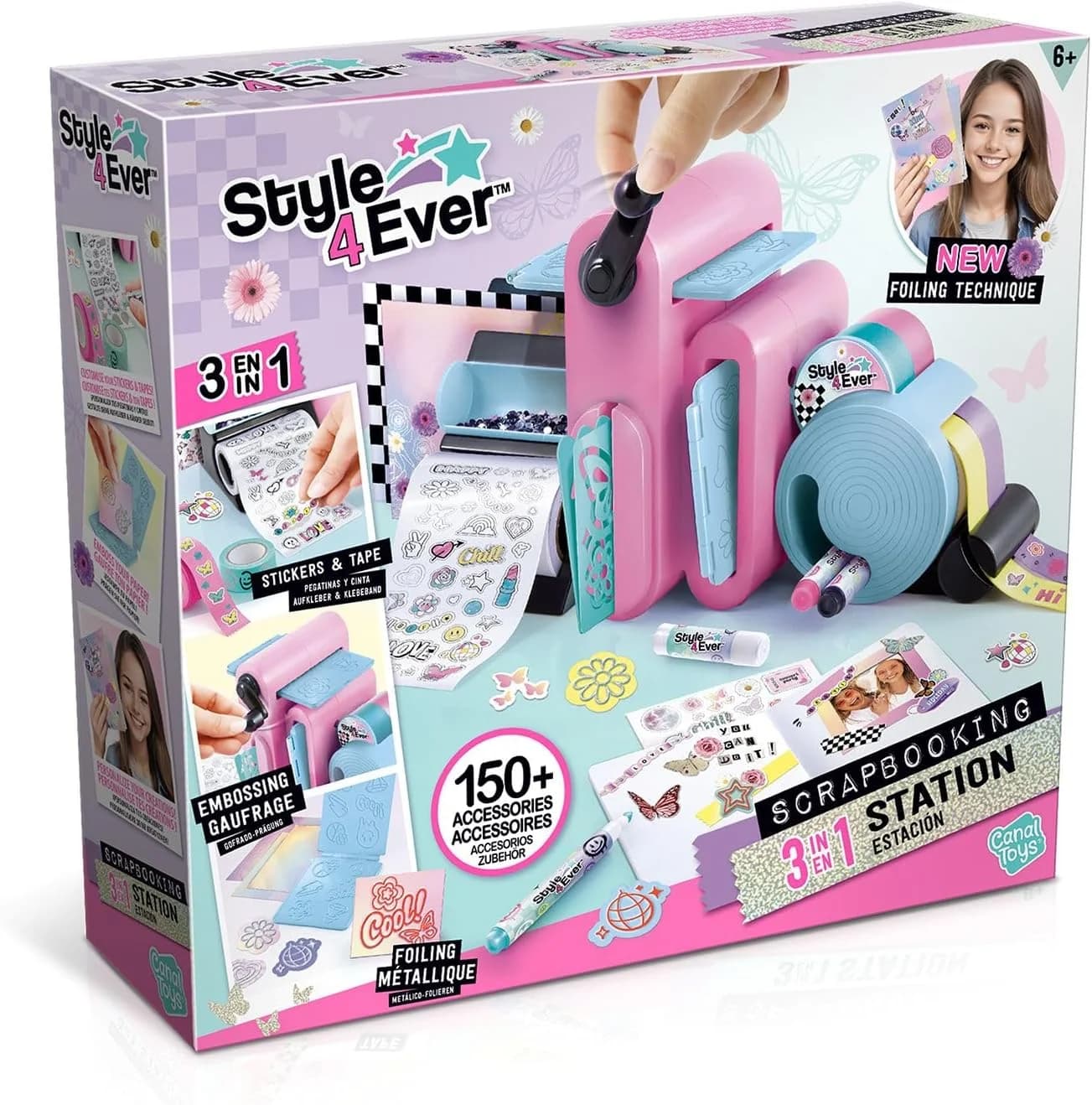 Canal Toys Style 4 Ever studio de scrapbooking 3 en 1 enfant