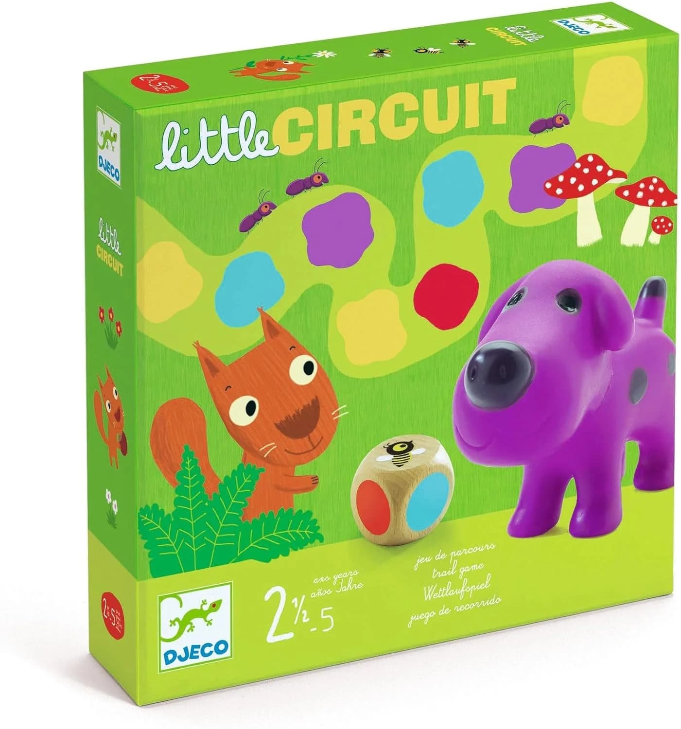 DJECO Little Circuit jeu de parcours 2,5-5 ans