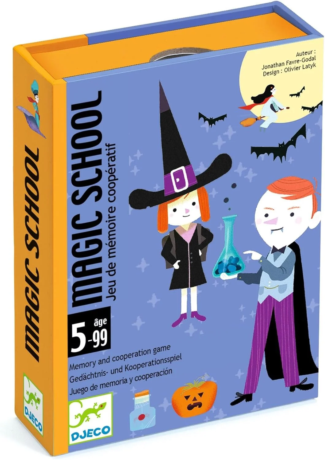 DJECO Magic School jeu de mémoire coopératif