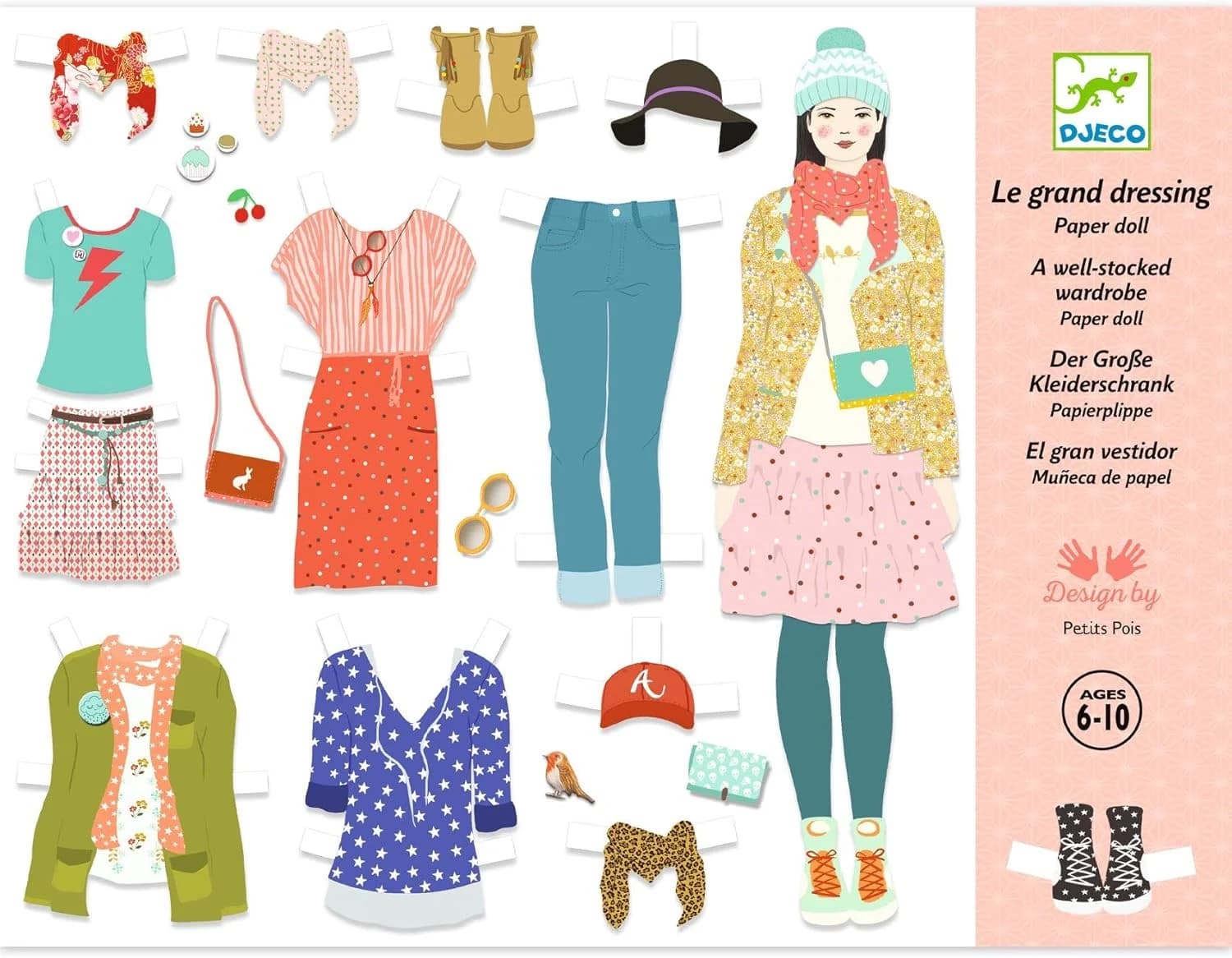 DJECO Paper Doll Le Grand Dressing