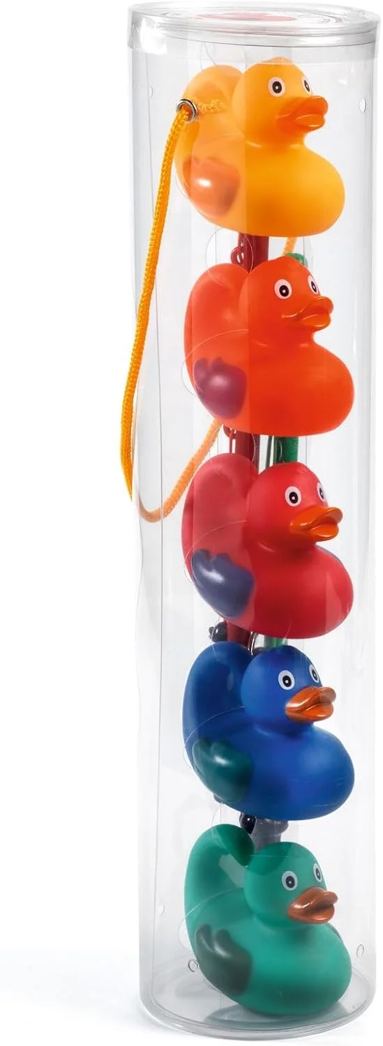 DJECO Pêche aux canards arc-en-ciel dès 2 ans
