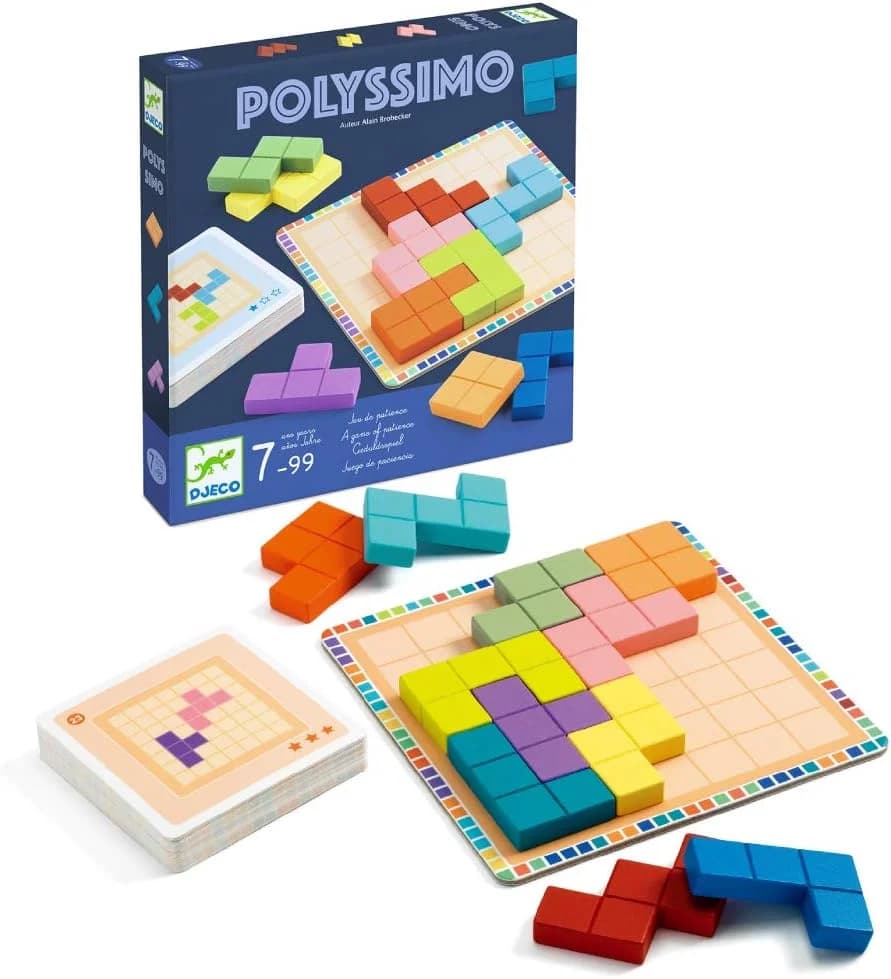 DJECO Polyssimo jeu de logique en bois