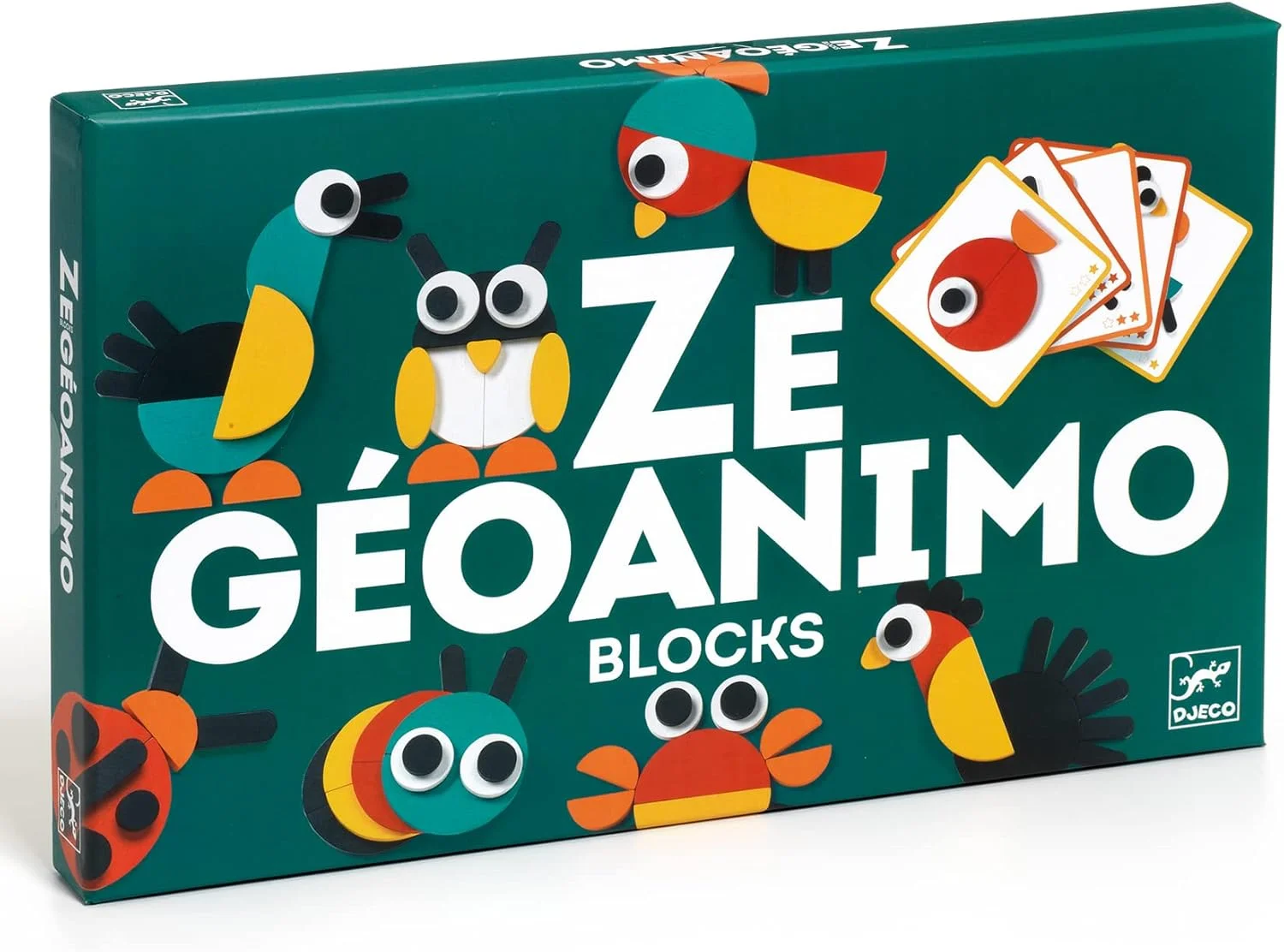 DJECO Ze Geoanimo jeu de construction animaux en bois