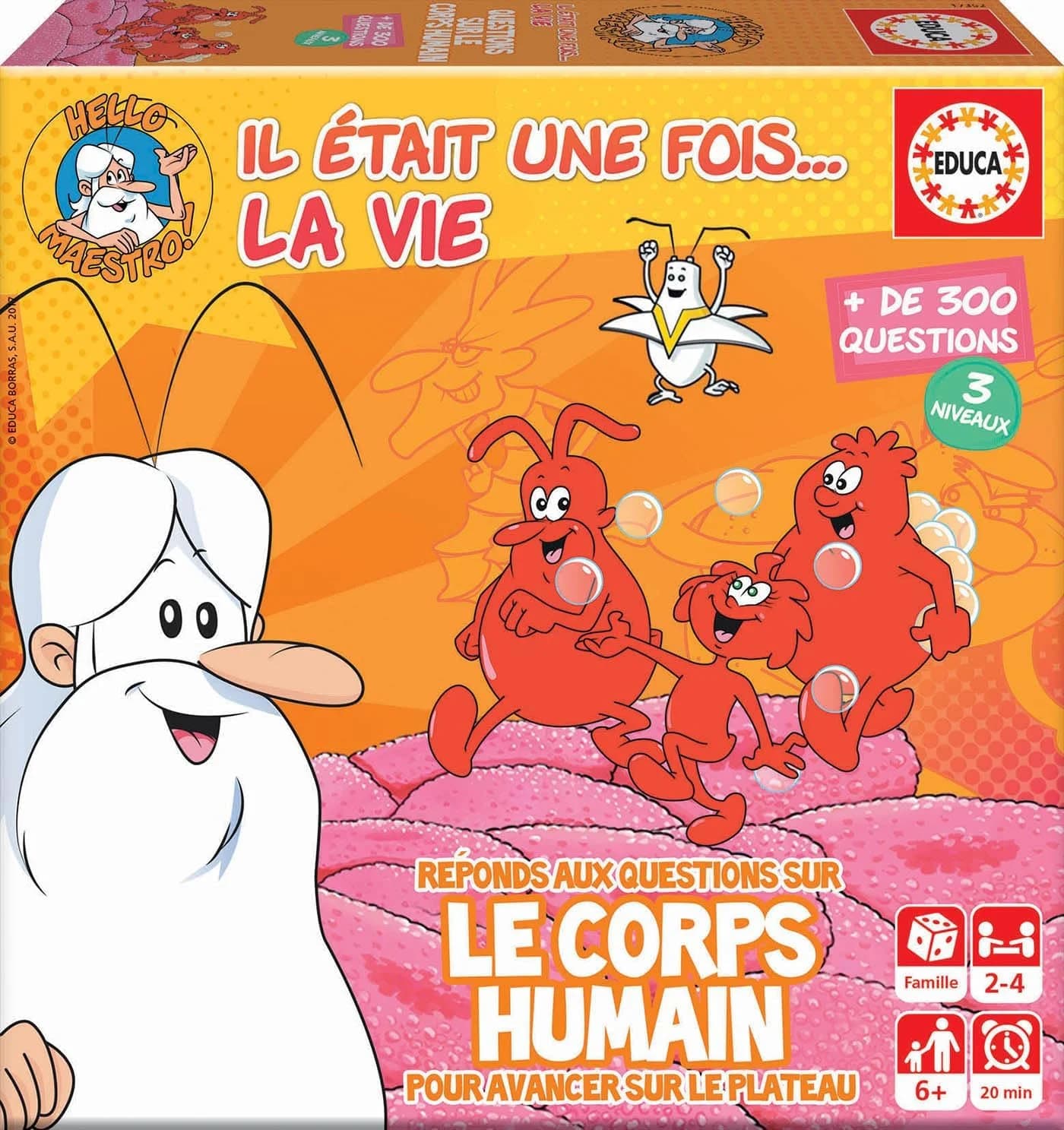Educa Il était une fois la Vie quiz corps humain