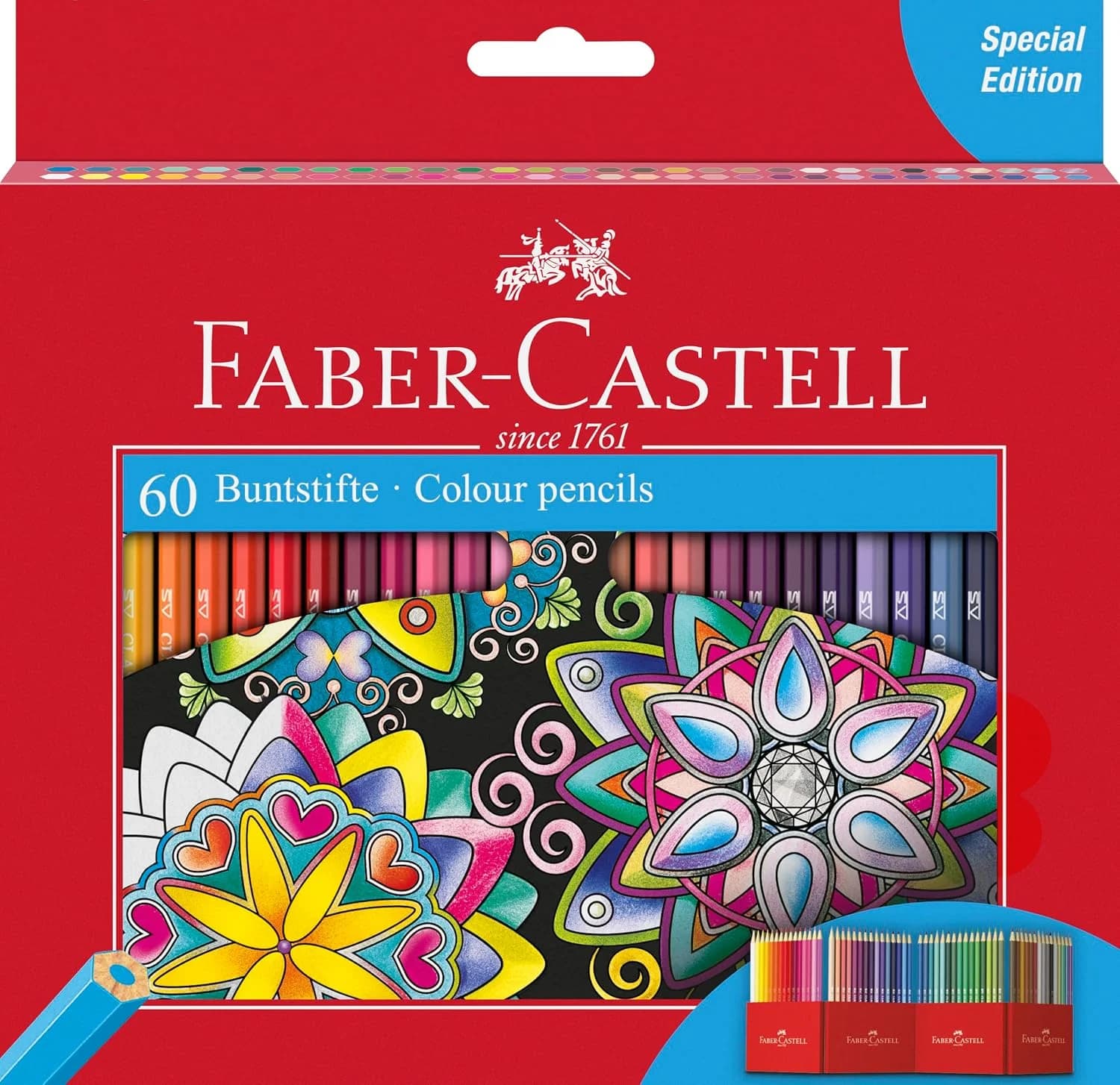 Faber-Castell Castle, 60 crayons de couleur
