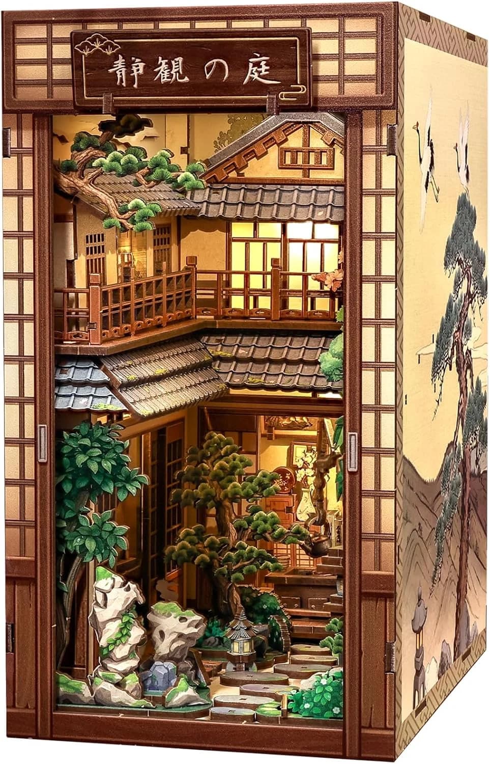 Fsolis Jardin du Calme, book nook japonais 407 pièces