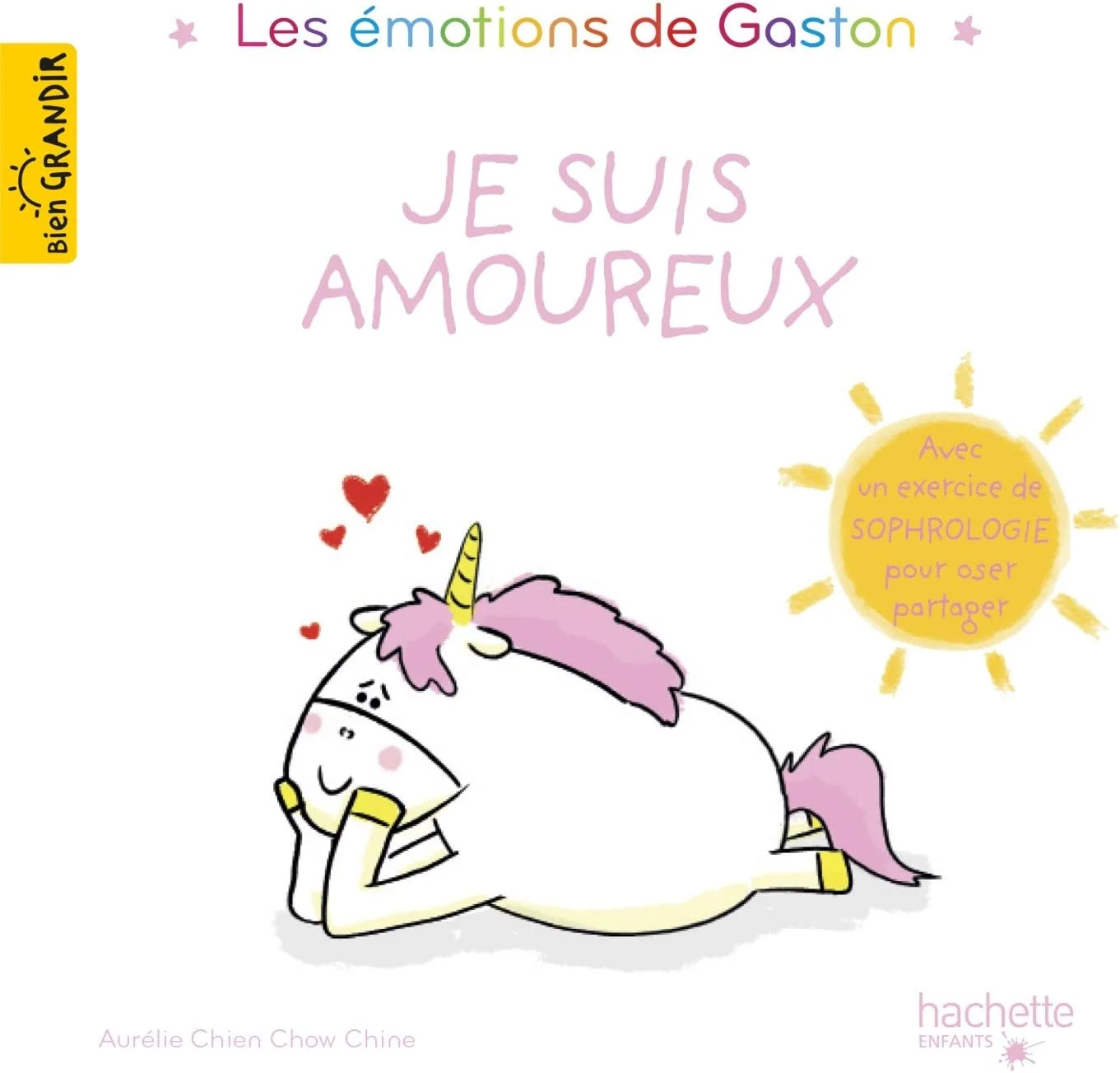 Gaston Je suis amoureux, livre sur les émotions