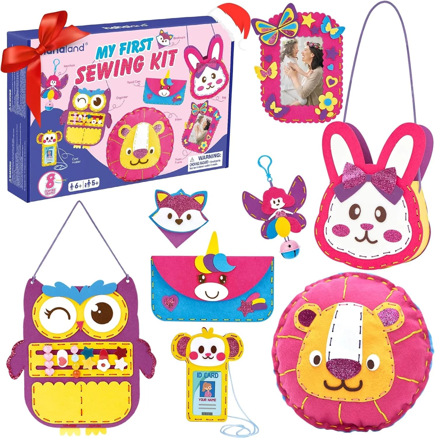 Hahaland Kit couture enfant, 8 accessoires