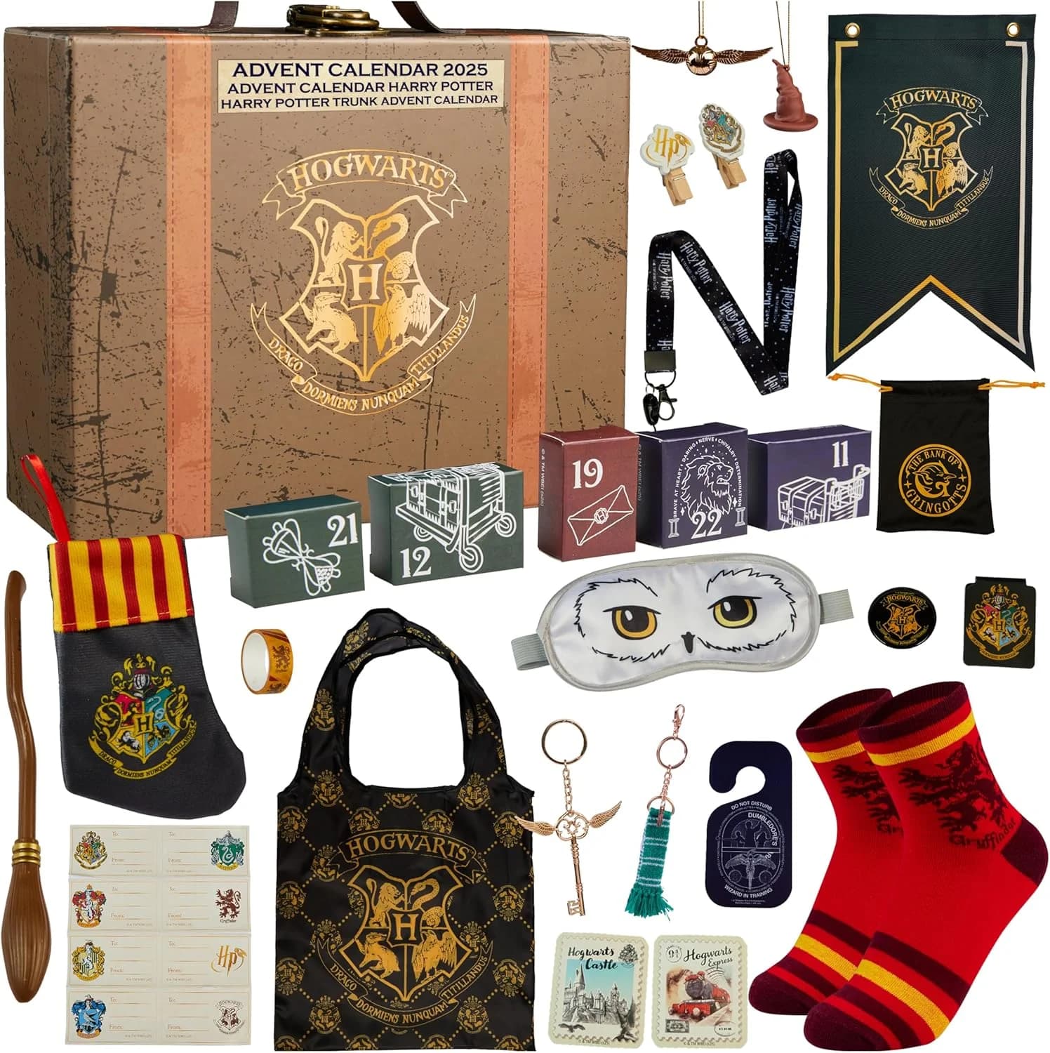 Harry Potter calendrier de l'Avent, 24 accessoires