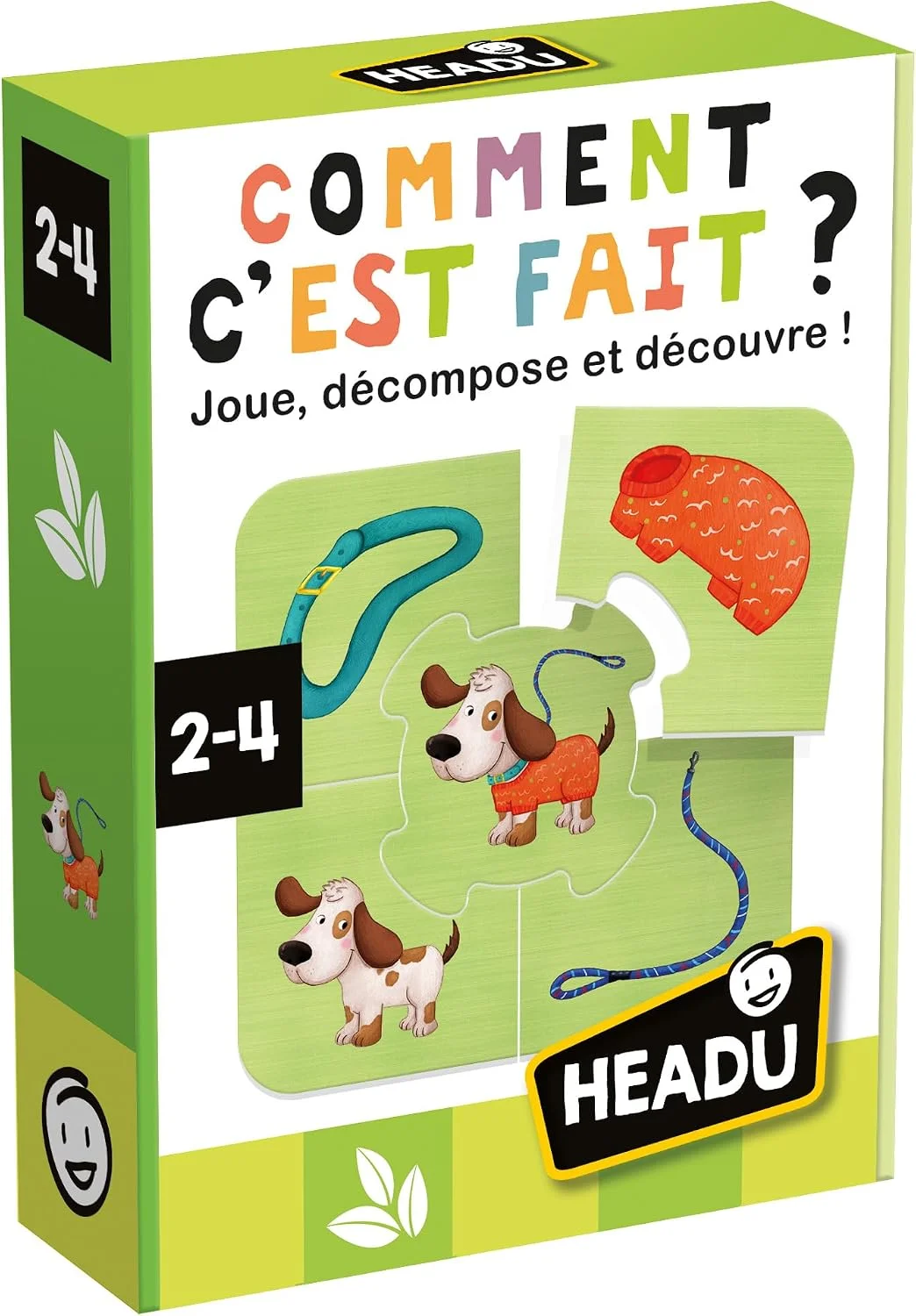 Headu Comment c’est fait, 6 puzzles de 5 pièces
