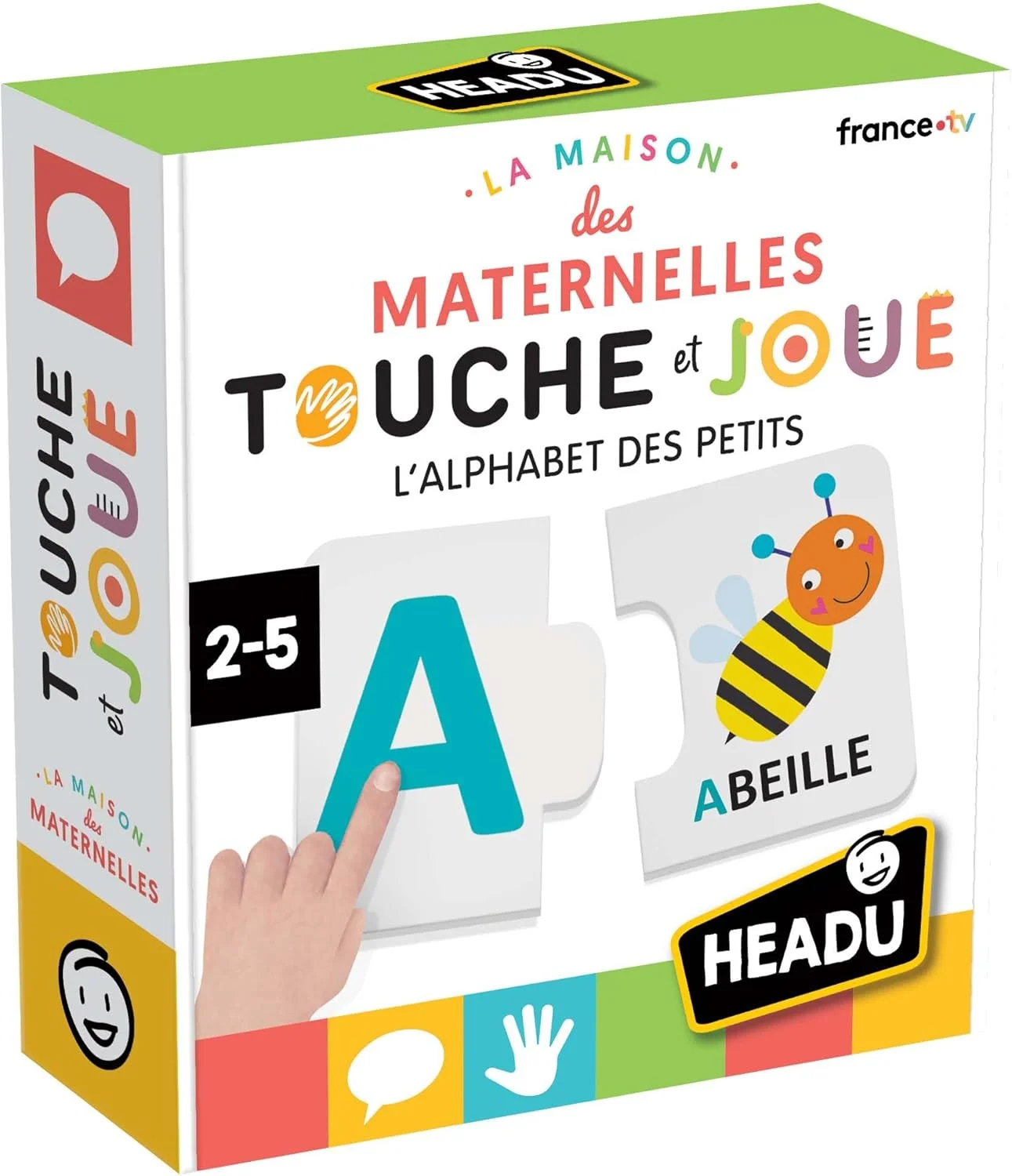 Headu L’Alphabet des petits, 43 pièces tactiles