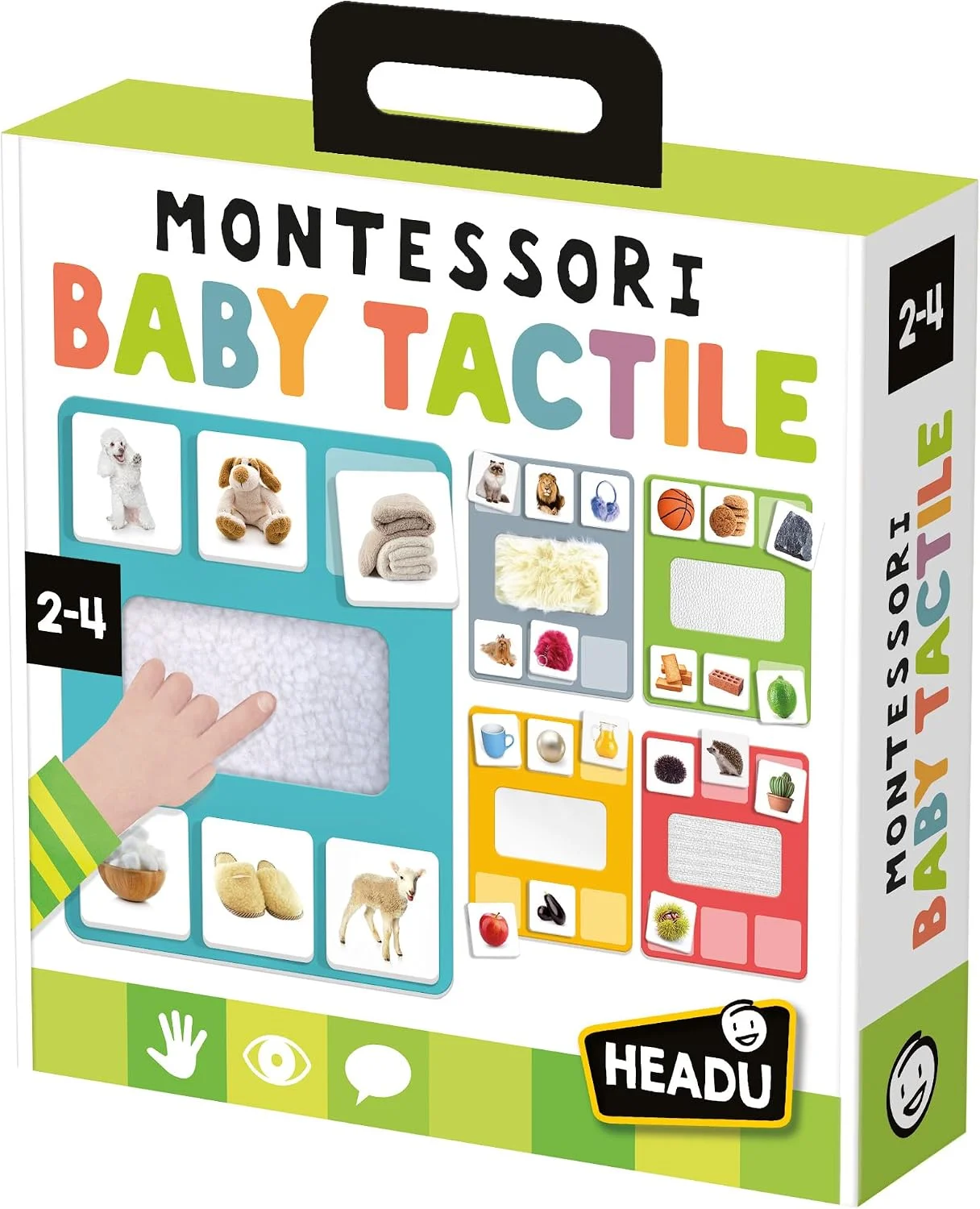 Headu Montessori, bibliothèque tactile 35 cartes