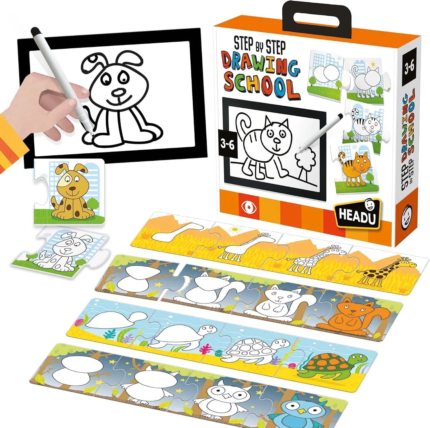 Headu Step by Step, apprendre à dessiner les animaux