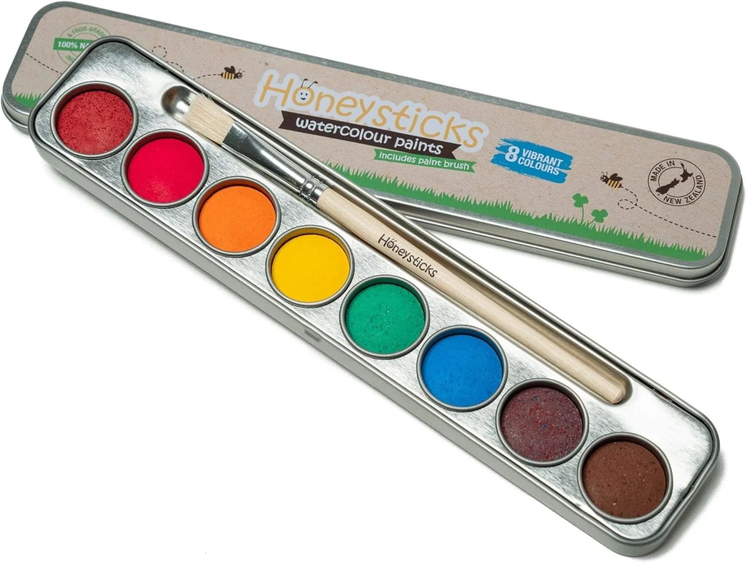 Honeysticks - Set de peinture aquarelle non toxique 8 couleurs