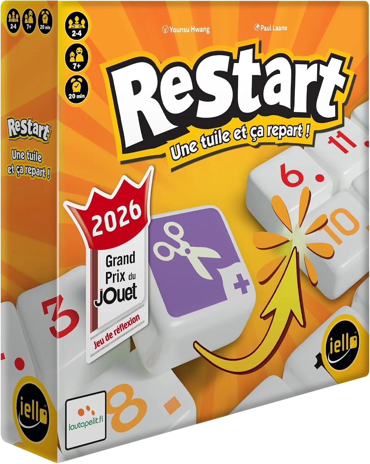 IELLO Restart : jeu de tuiles tactique dès 8 ans