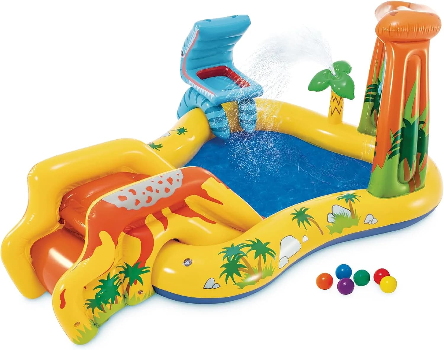 Intex, aire de jeux d'eau Jurassic 216 L