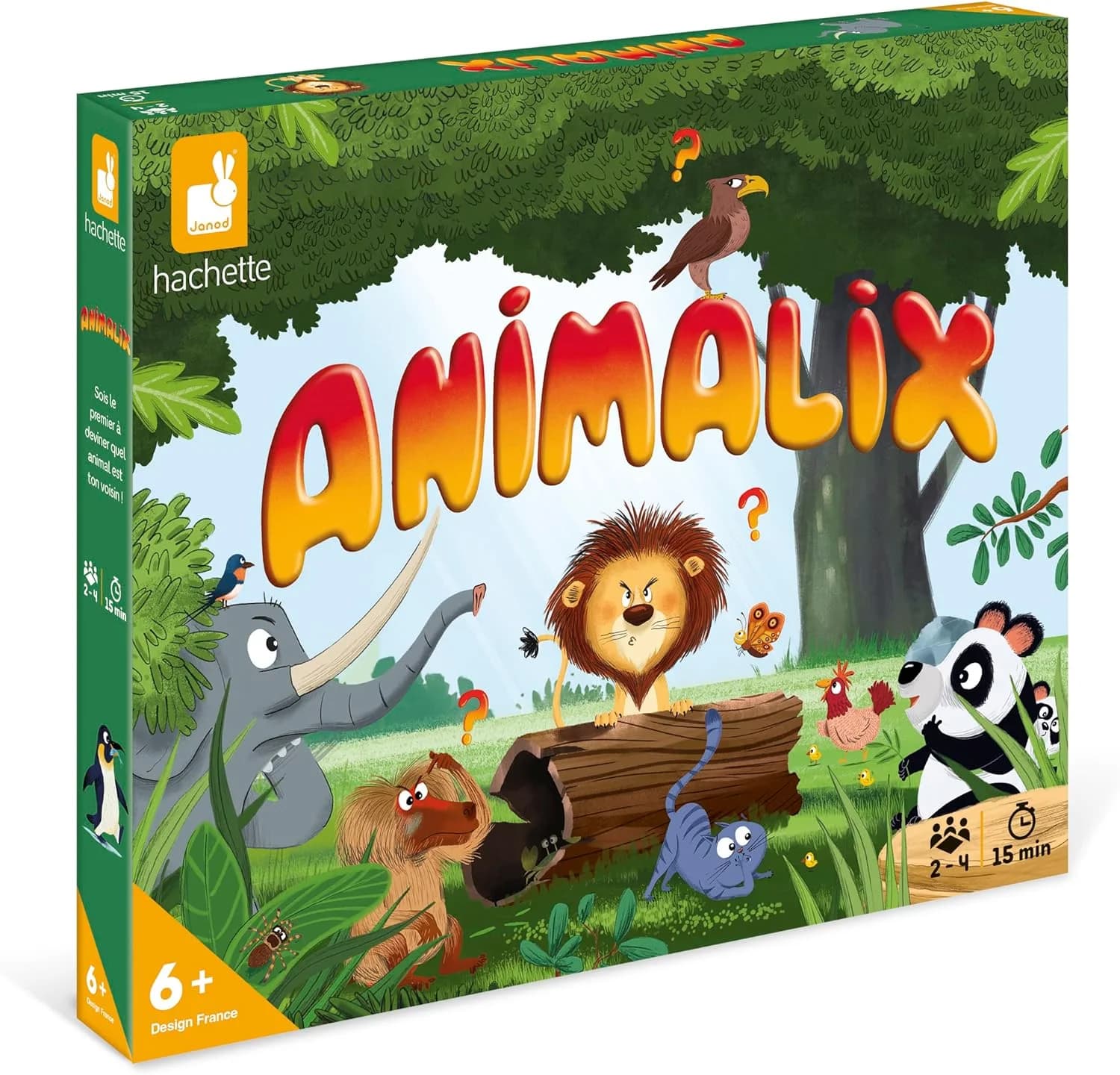 Janod AnimaliX - Jeu de déduction Devine l’animal (FR)