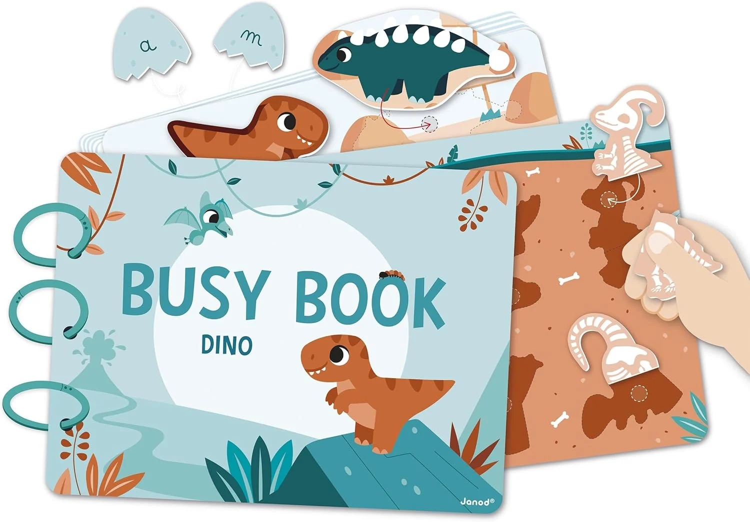 Janod Busy Book dinosaures d'activités
