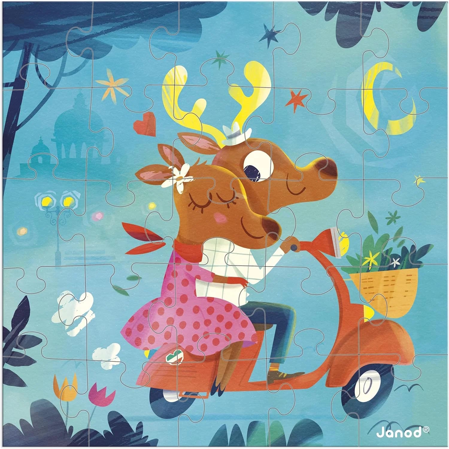 Janod - Carte anniversaire puzzle 25 pièces – Dolce Vita