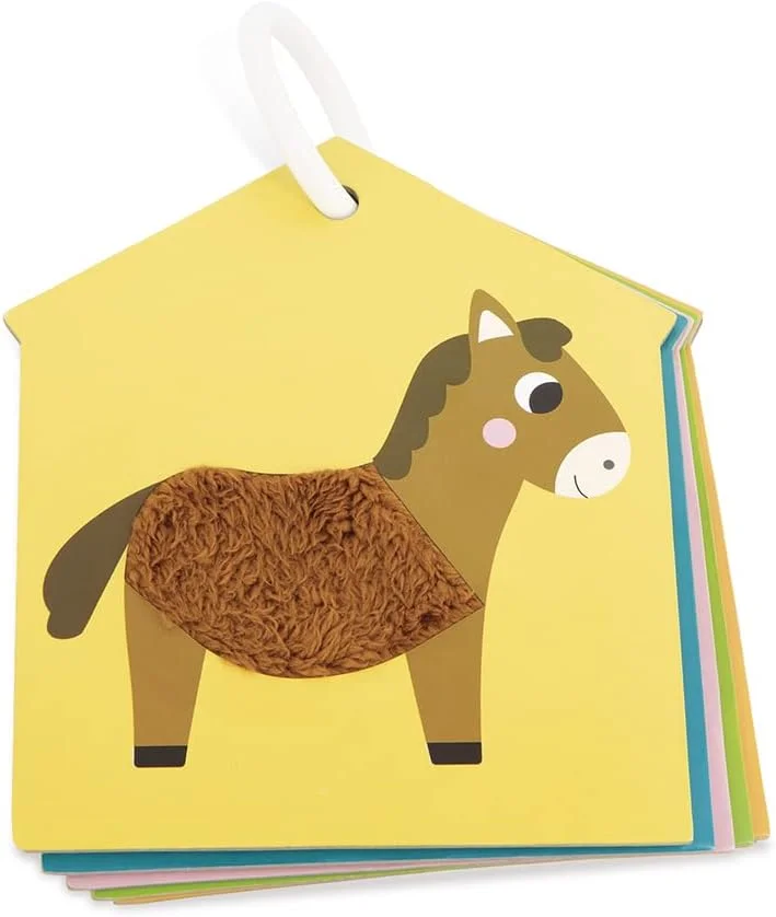 Janod Cartes tactiles animaux de la ferme (7 cartes) - J02692