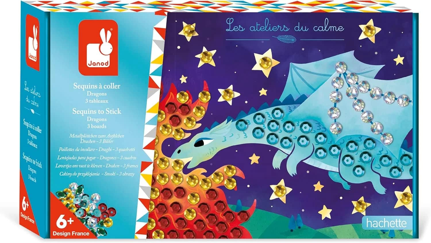 Janod Coffret sequins Dragons (J07921)