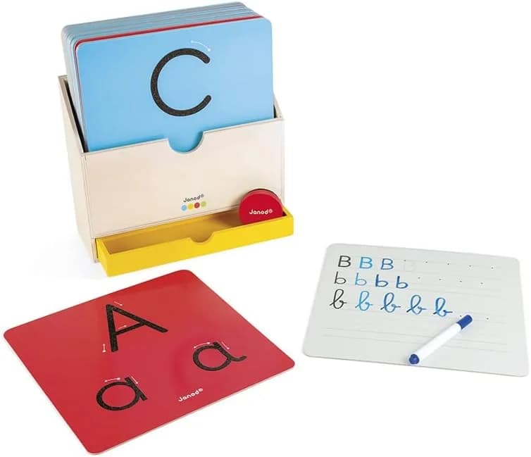 Janod Essentiel Apprendre à écrire - Cartes ardoise dès 3 ans