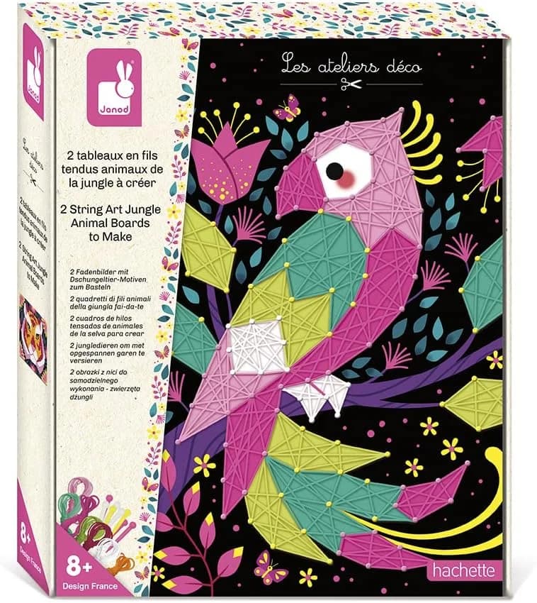 Janod – Fils tendus animaux de la jungle (2 tableaux) – 8 à 12 ans