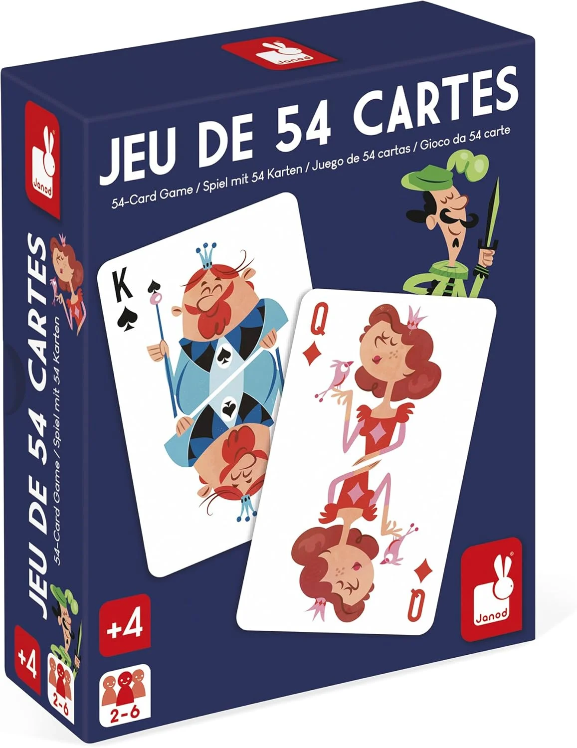 Janod Jeu de 54 cartes (Fête foraine)