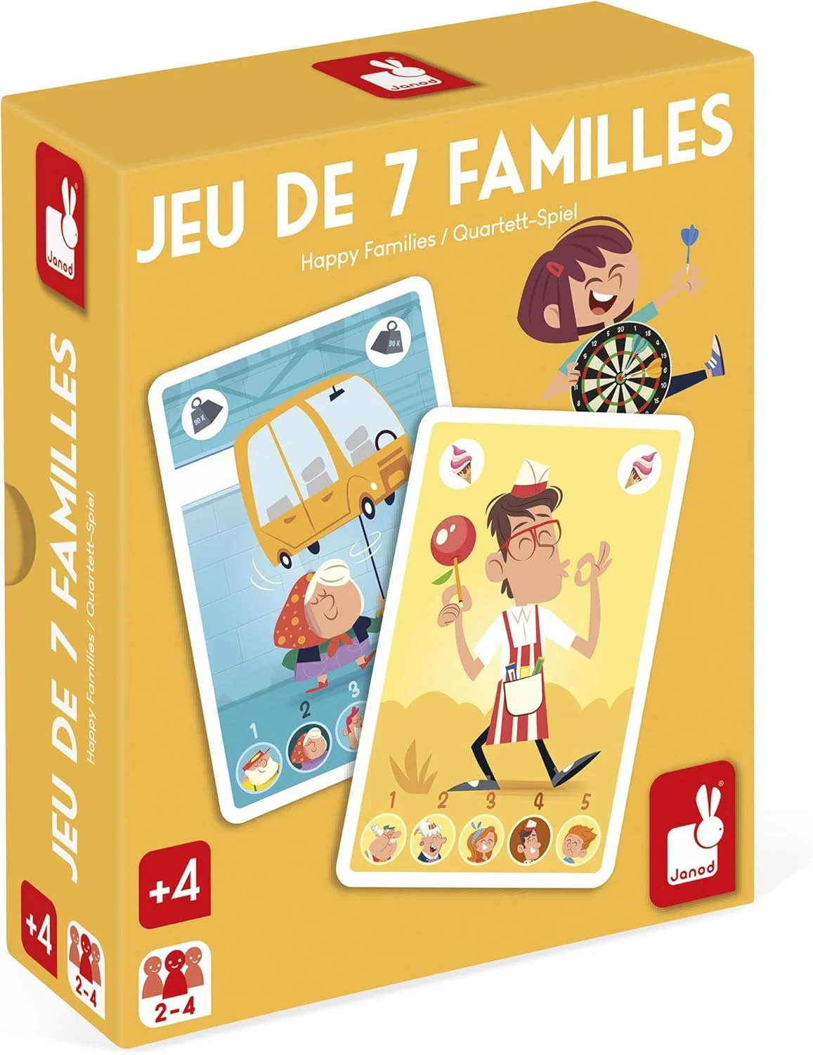 Janod Jeu de 7 familles Fête foraine