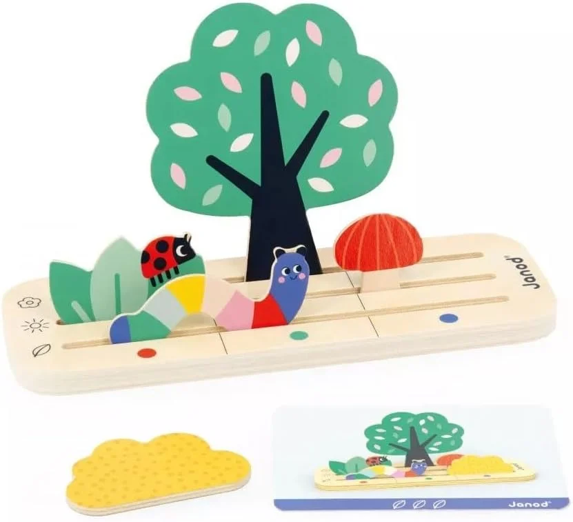 Janod Jeu éducatif Se repérer dans l’espace - 12 cartes dès 3 ans