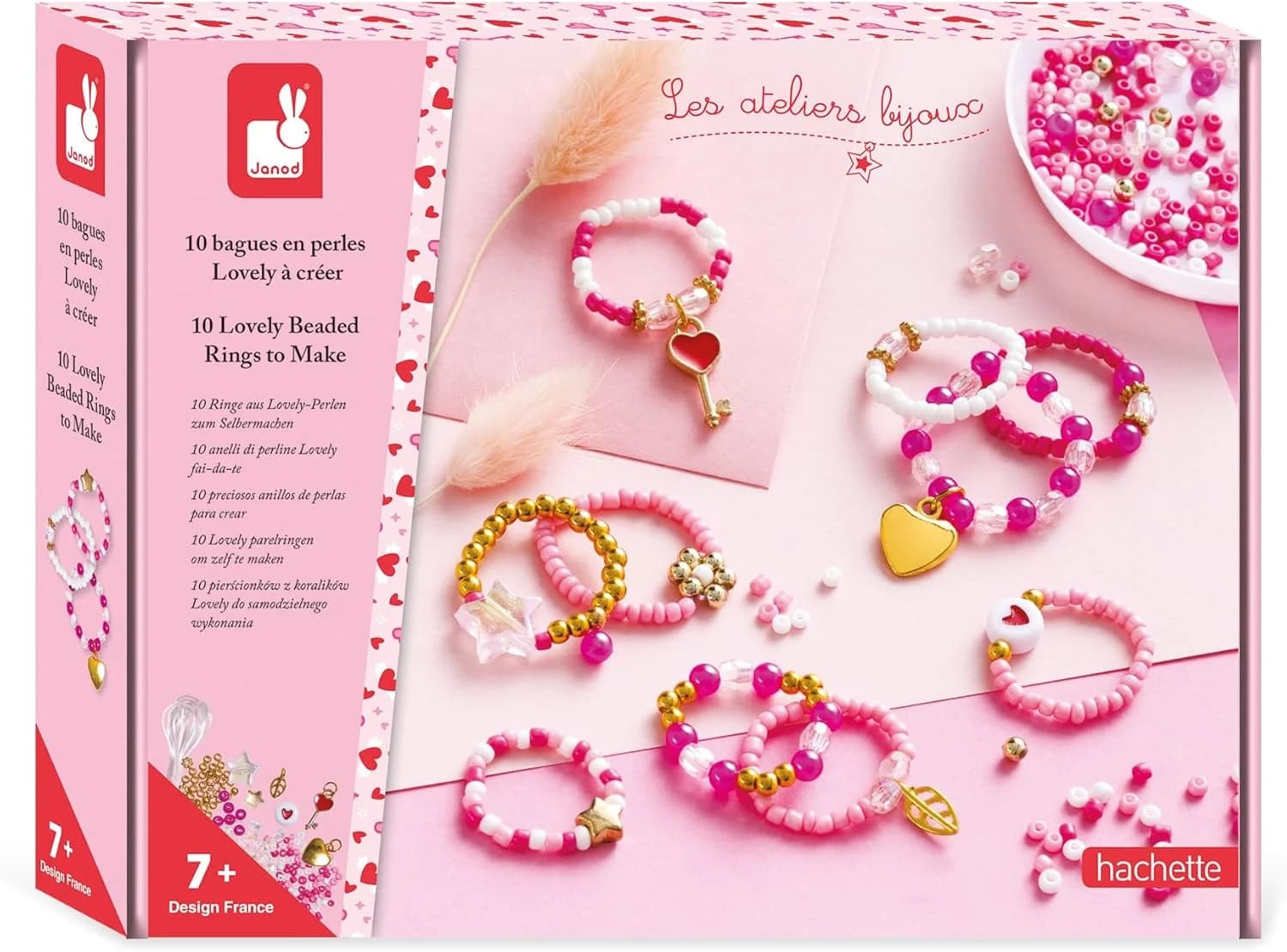 Janod – Kit bagues en perles – dès 7 ans