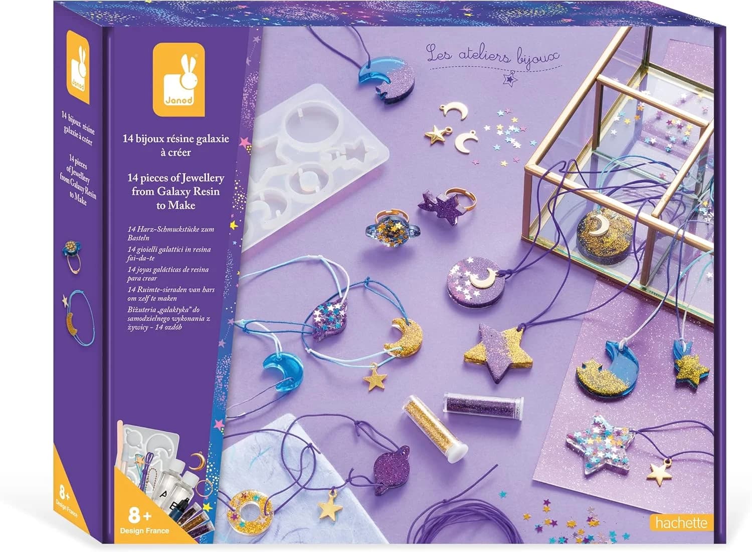 Janod – Kit bijoux en résine Galaxy – dès 8 ans