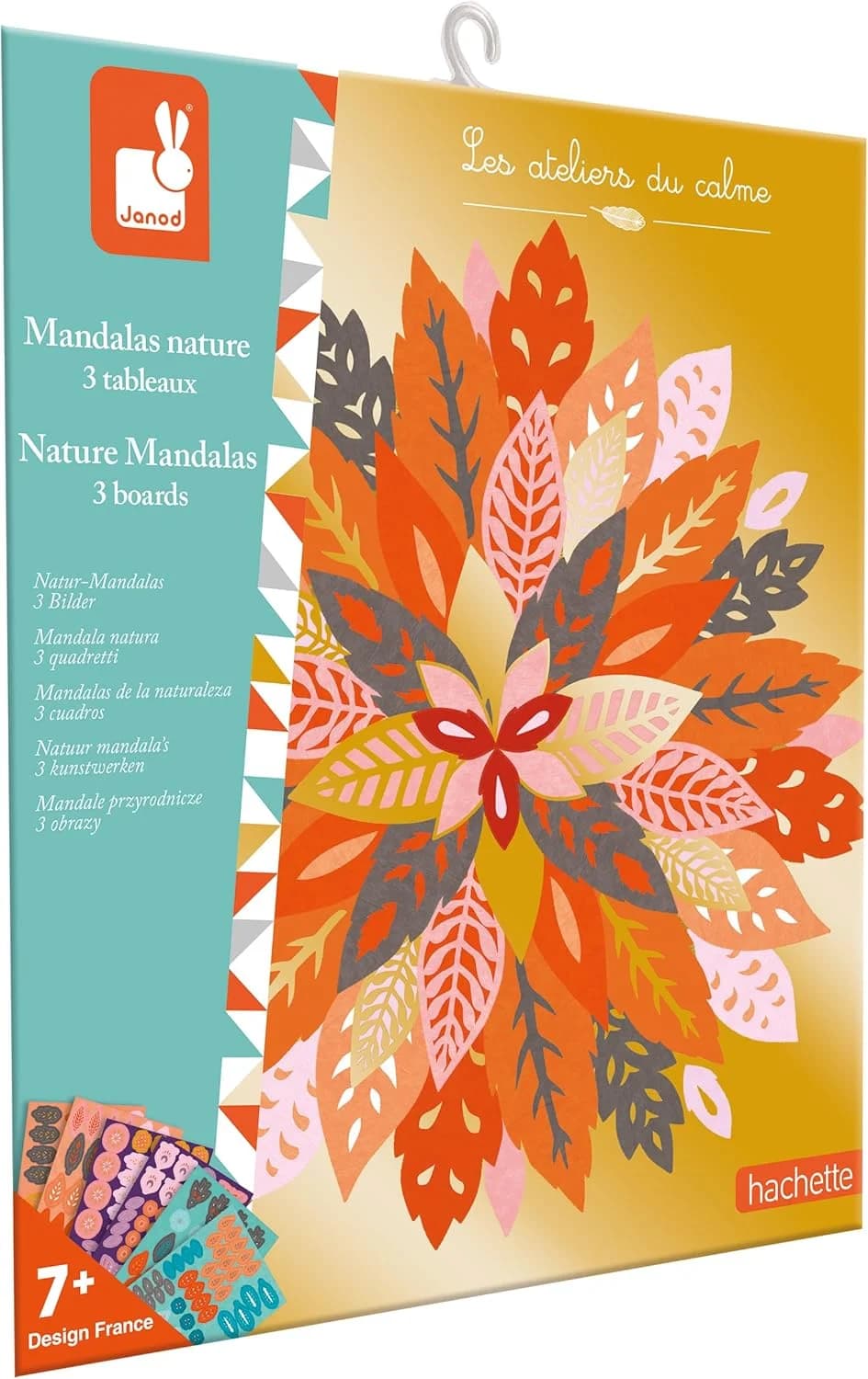 Janod Les Ateliers du Calme – Mandalas Nature (3 tableaux) dès 7 ans