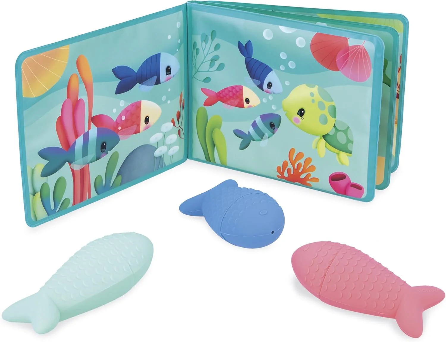 Janod Livre de bain interactif + 3 aspergeurs (10m+)
