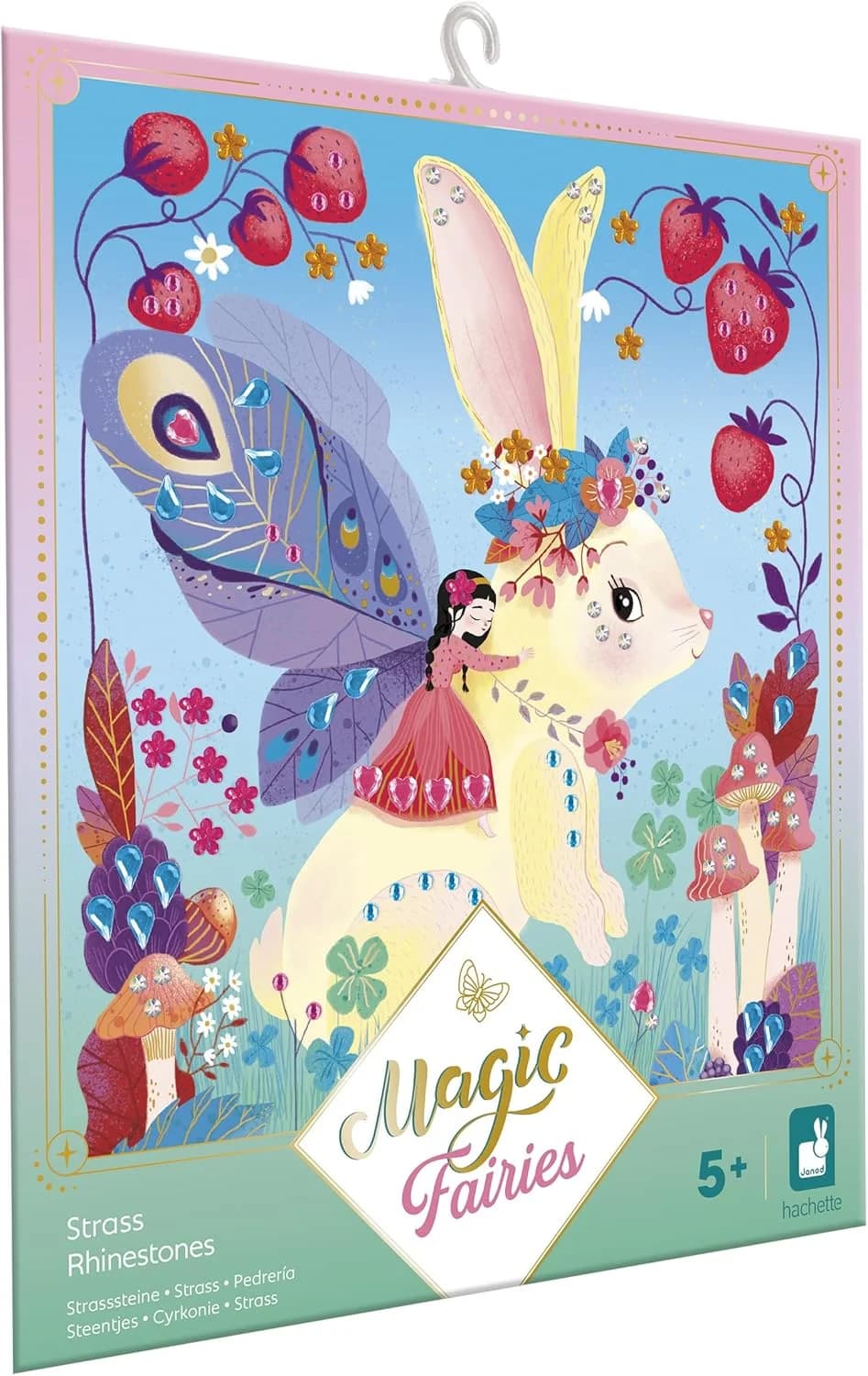 Janod Magic Fairies – 3 tableaux strass à décorer (300 strass) dès 5 ans