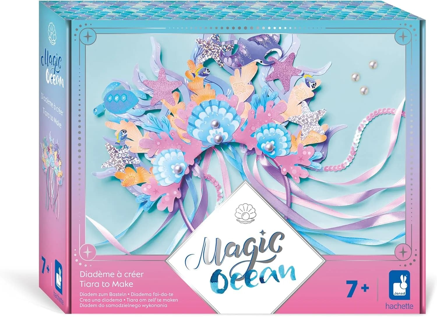 Janod Magic Ocean - Diadème à créer (accessoire sirène) - 7+