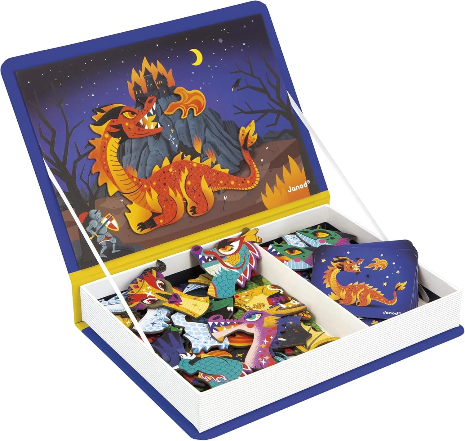Janod Magnéti'Book Dragons - 53 magnets, J02527