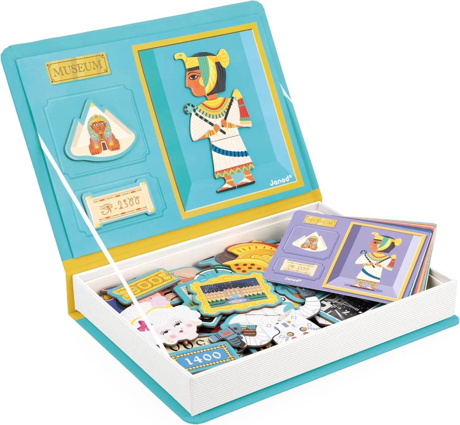 Janod Magnéti'Book Histoire - 60 magnets