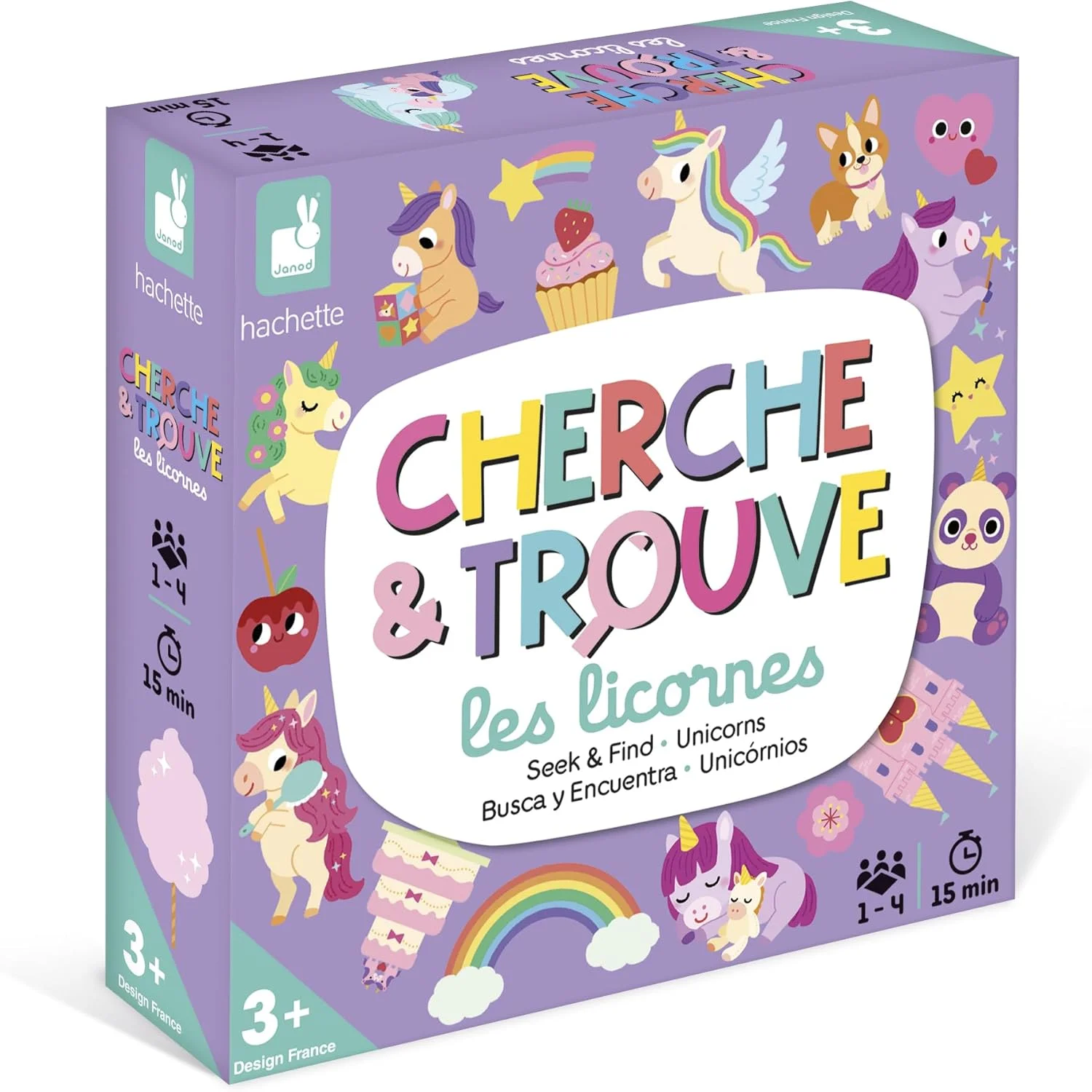 Janod Mon premier Cherche & Trouve Licornes