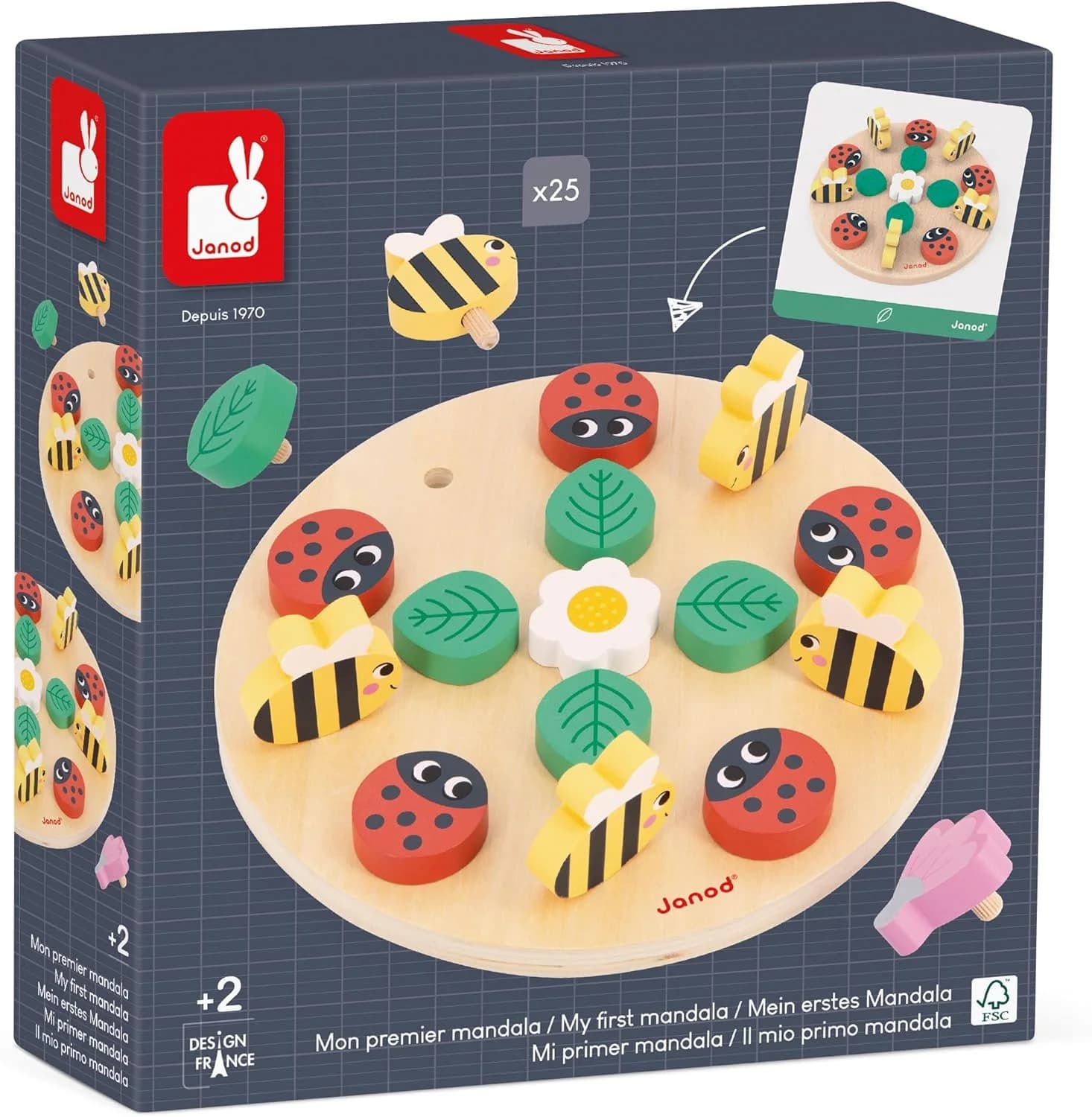 Janod Mon Premier Mandala (jeu de motifs évolutif)