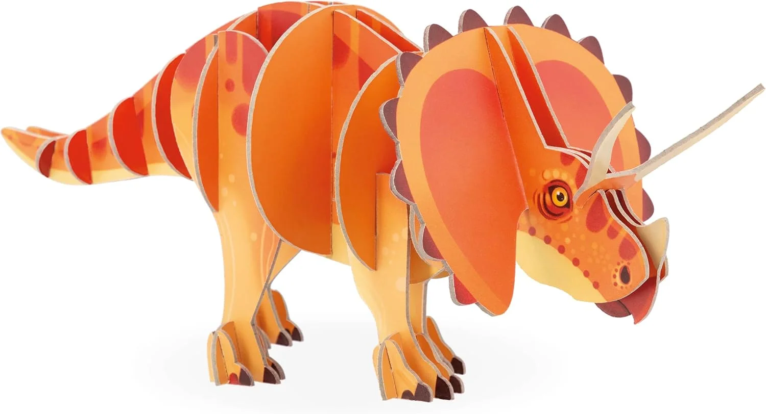 Janod Puzzle 3D Tricératops - 32 pièces dès 5 ans