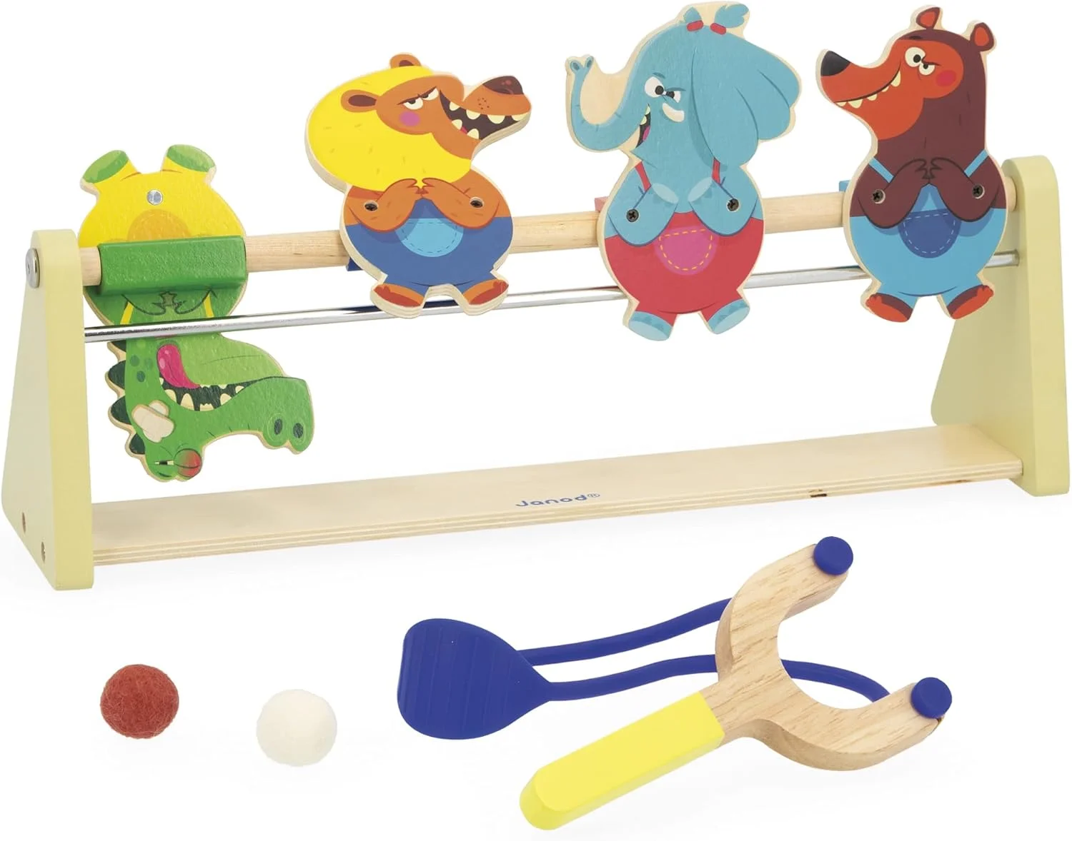 Janod Stand de tir en bois - jeu de cible - J03372