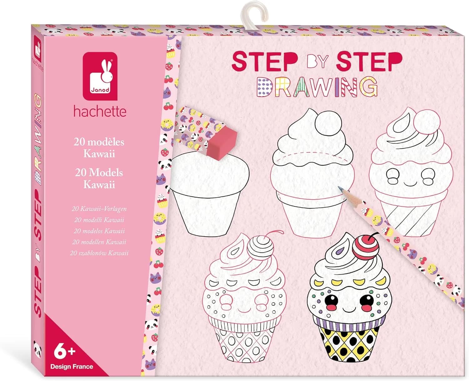 Janod Step by Step Drawing Kawaii – Kit apprendre à dessiner dès 6 ans