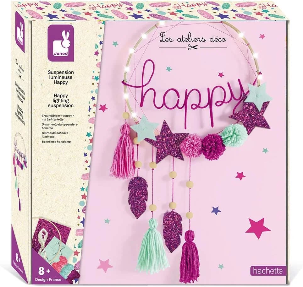 Janod – Suspension lumineuse à fabriquer (60 cm) – dès 8 ans