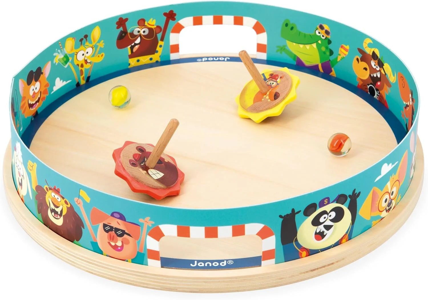 Janod – Toupies Arena Applepop (jeu d’adresse) dès 5 ans