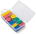 Jeujura boîte 100 jetons numérotés en plastique