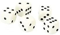 Jeujura coffret de 5 dés 16 mm